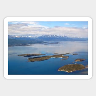 The Beagle Channel Aerial Sticker